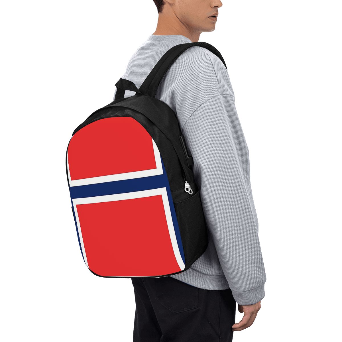 Mochila com bandeira da Norueg - Laptop Bag avaliação e preço