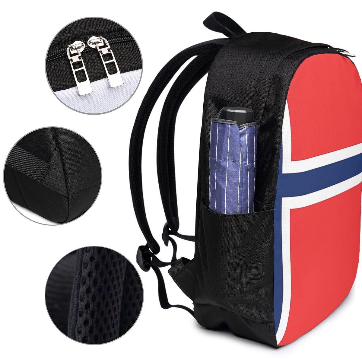 Mochila com bandeira da Norueg - Laptop Bag avaliação e preço