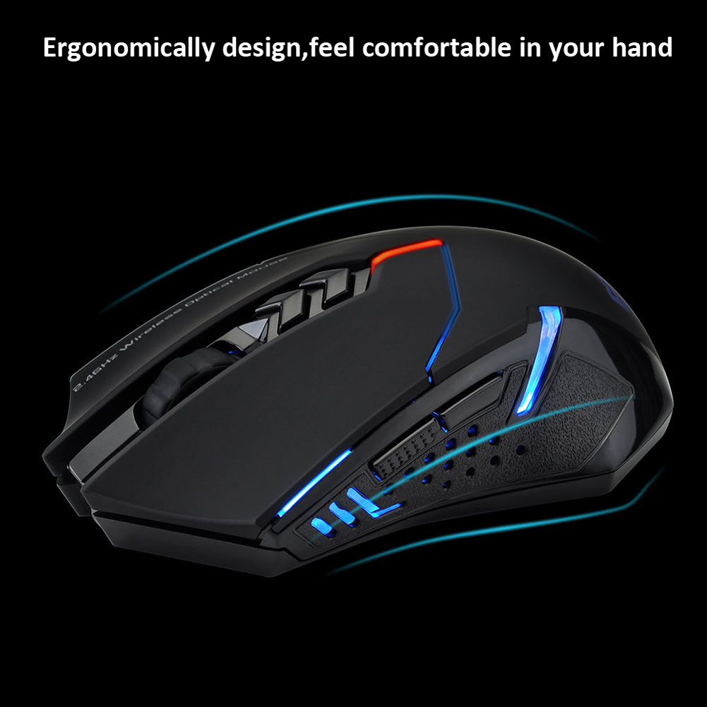 Ratos ópticos sem fio de 2.4gh - Laptop Mouse avaliação e preço
