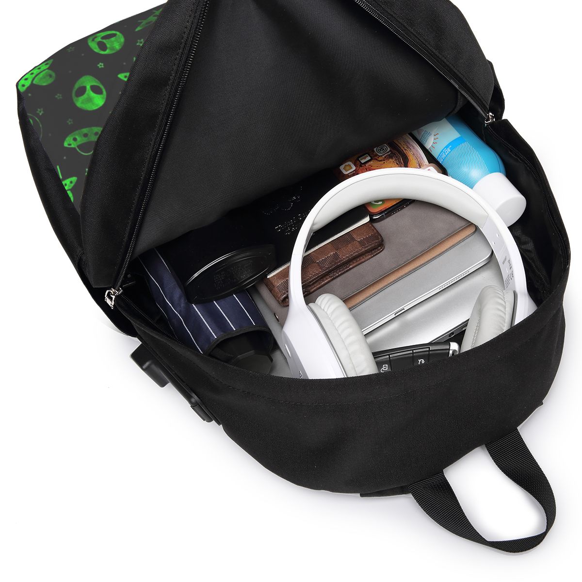 Mochila com estampa de alieníg - Laptop Bag avaliação e preço
